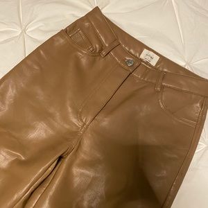 Aritzia Melina Leather Pants.